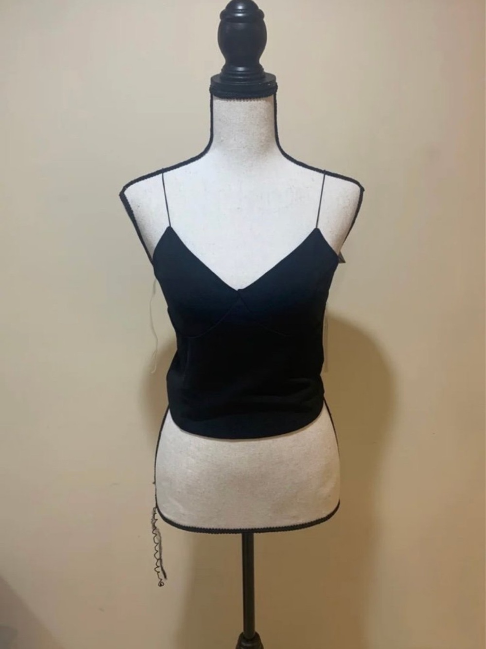 Fashion Nova Black Spaghetti-Strap V-Neck Camisole